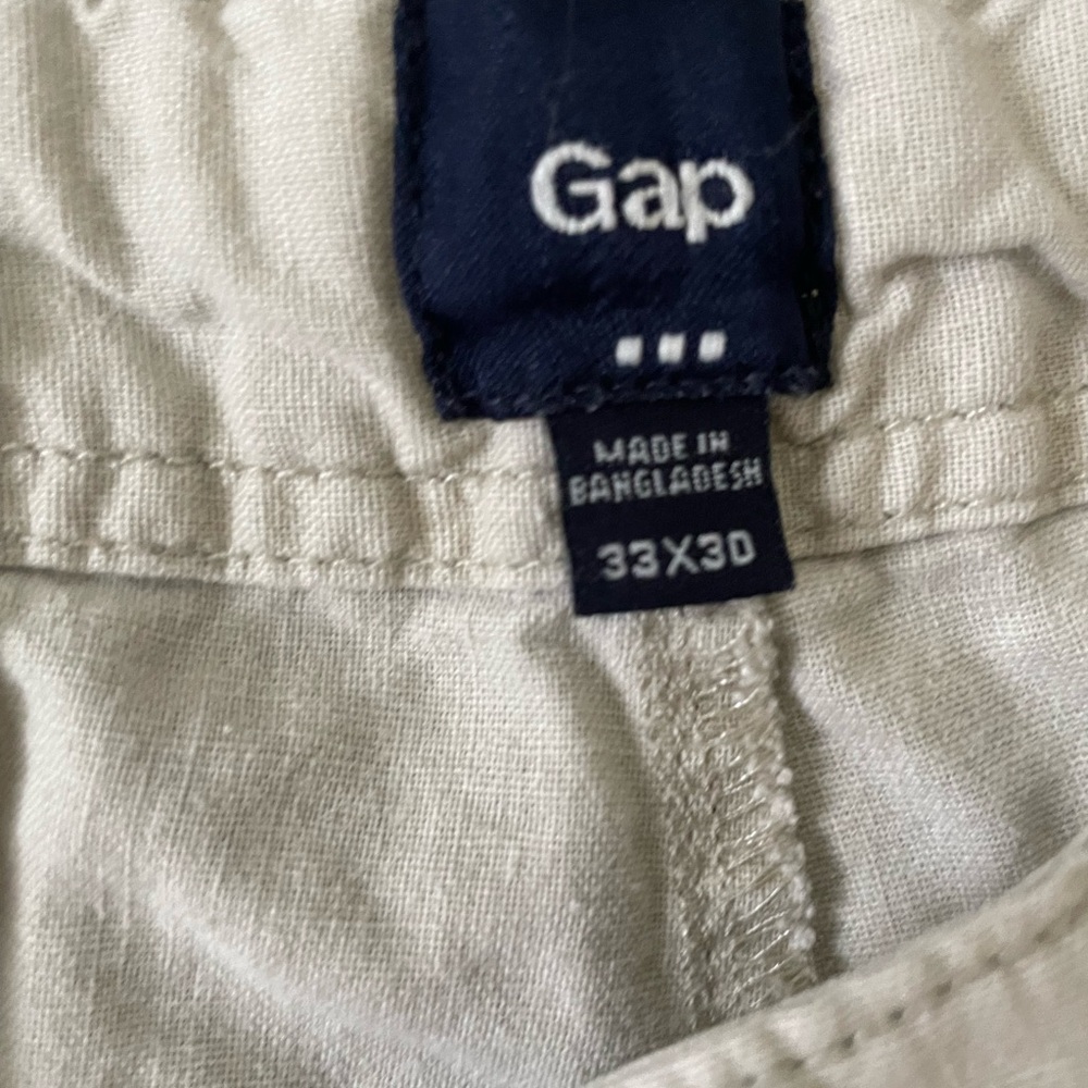 Cream Gap khakis